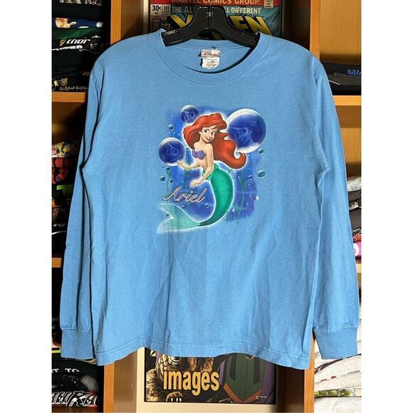 Vintage Disney Little Mermaid Promo L/S Tee - Picture 1 of 6